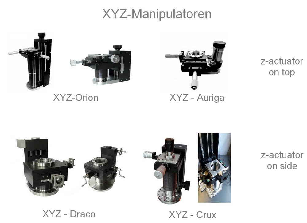 UHV manipulators